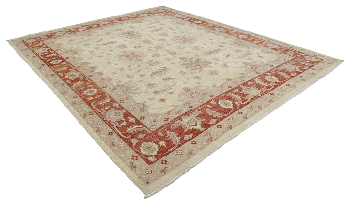 Afghan Serenity Rug 9' 11" x 11' 6" Hand-Knotted | No. AT59780