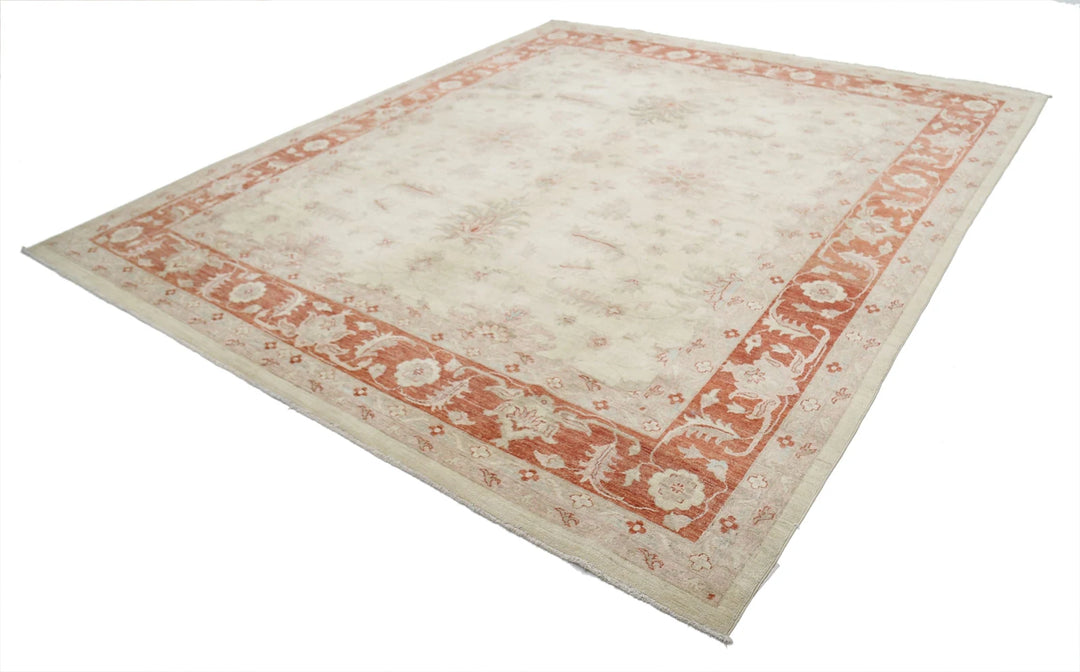 Afghan Serenity Rug 9' 11" x 11' 6" Hand-Knotted | No. AT59780
