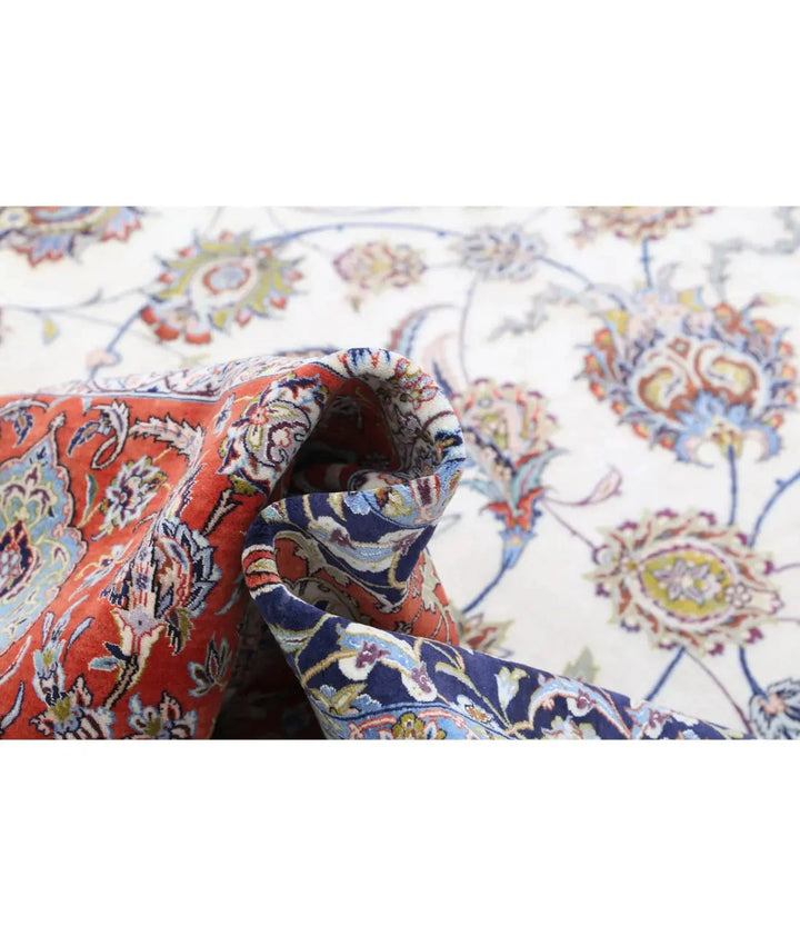 Persian Isfahan Rug 12' 11" x 21' 1" Hand-Knotted | No. AT59847