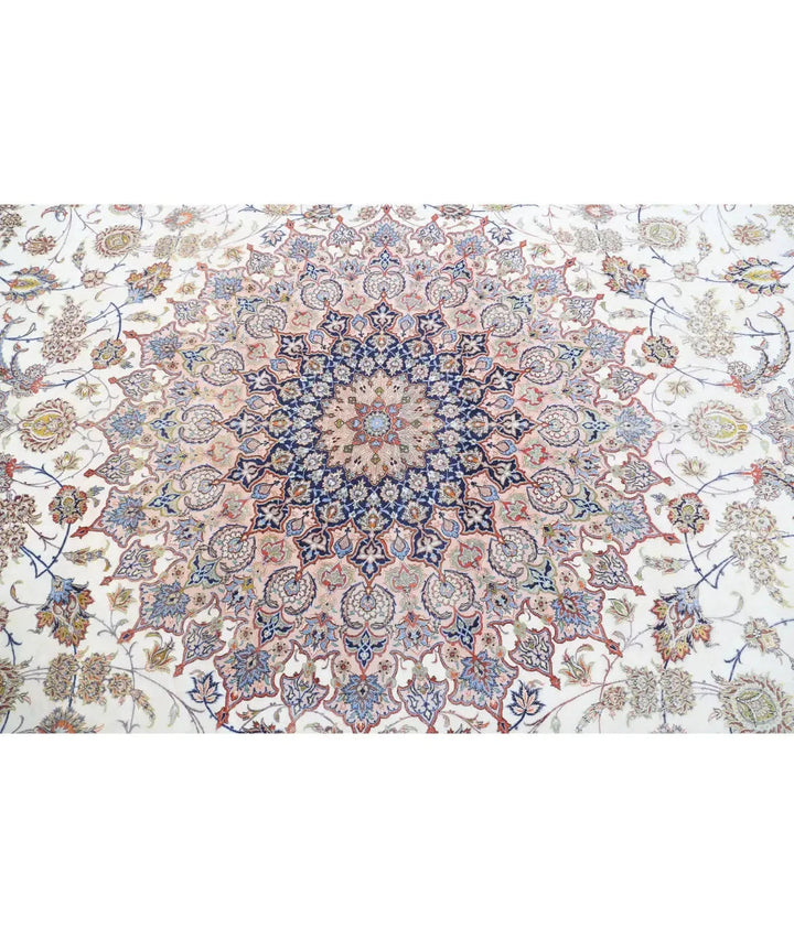 Persian Isfahan Rug 12' 11" x 21' 1" Hand-Knotted | No. AT59847