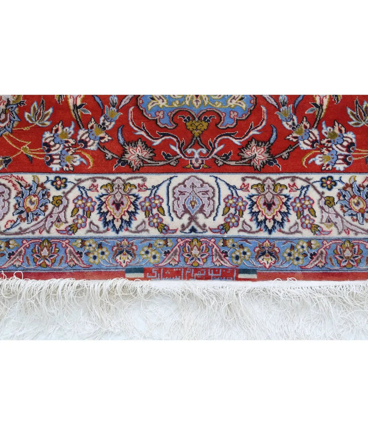 Persian Isfahan Rug 12' 11" x 21' 1" Hand-Knotted | No. AT59847
