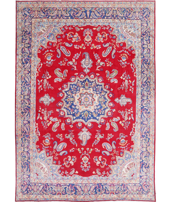 Persian Kerman Rug 8' 5" x 12' 7" Hand-Knotted | No. AT59938