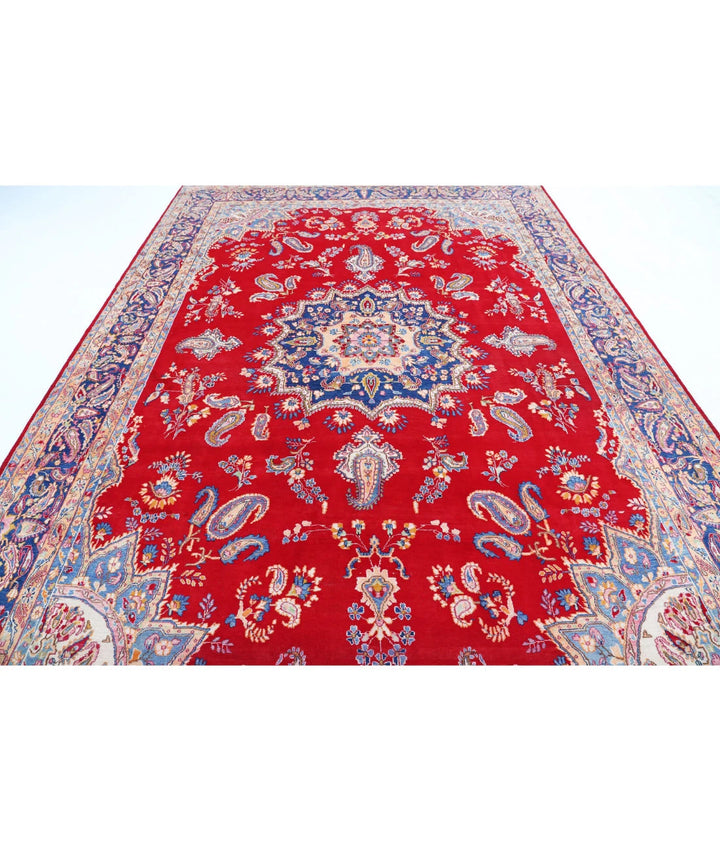 Persian Kerman Rug 8' 5" x 12' 7" Hand-Knotted | No. AT59938