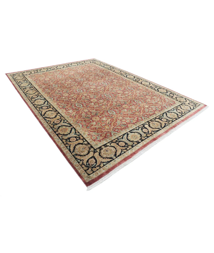 Indian Agra Rug 8' 10" x 11' 8" Hand-Knotted | No. AT59989