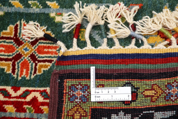 Afghan Shaal Rug 4' 1" x 6' 6" Hand-Knotted | No. AT60025