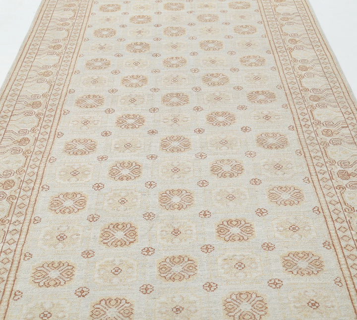 Afghan Khotan Runner Rug 4' 10" x 20' 4" Hand-Knotted | No. AT60126