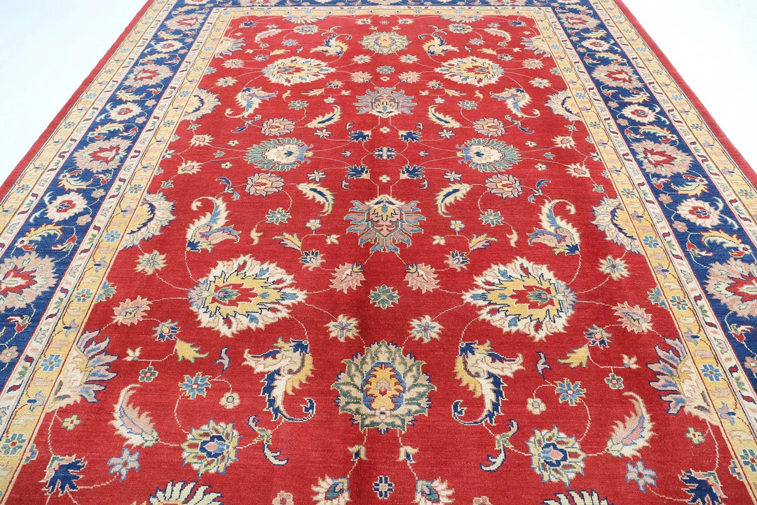 Afghan Ziegler Rug 10' 1" x 13' 2" Hand-Knotted | No. AT60172