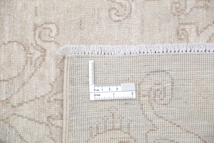 Ivory Afghan Serenity Rug 11' 0" x 14' 9" Hand-Knotted | No. AT60243