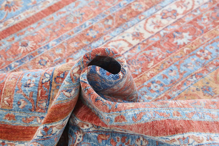 Afghan Oriental Rug 5' 5" x 8' 4" Hand-Knotted | No. AT602634
