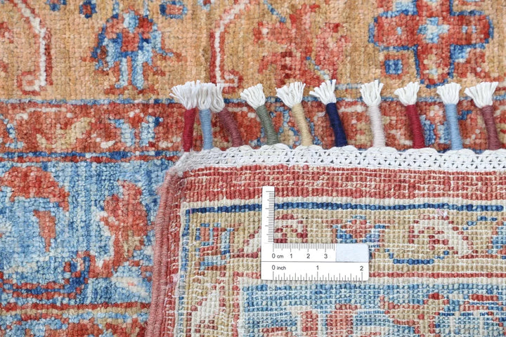 Afghan Oriental Rug 5' 5" x 8' 4" Hand-Knotted | No. AT602634