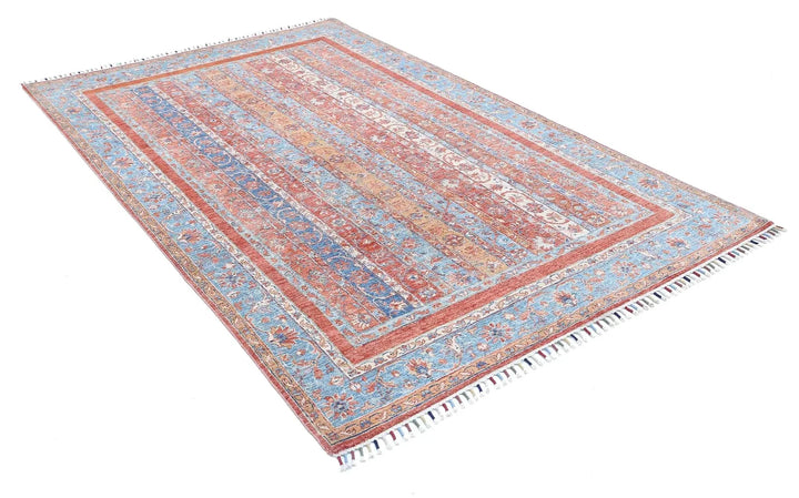 Afghan Oriental Rug 5' 5" x 8' 4" Hand-Knotted | No. AT602634