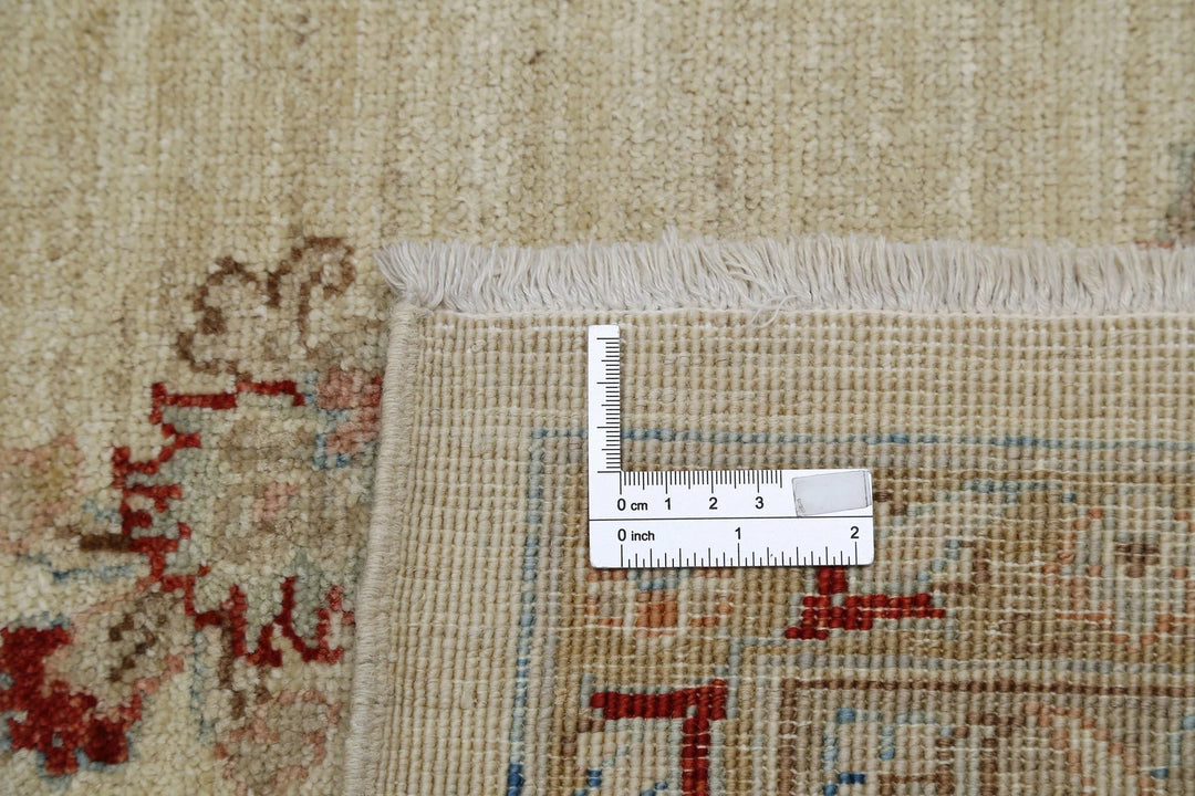Afghan Ziegler Rug 8' 1" x 11' 4" Hand-Knotted | No. AT60294