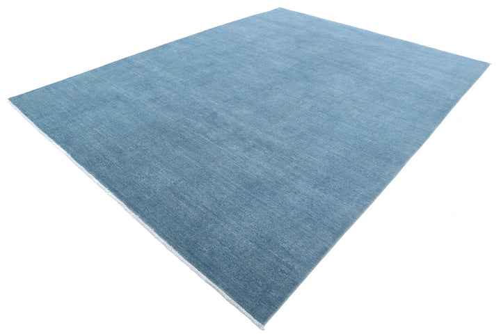 Afghan Overdye Rug 8' 11" x 11' 9" Hand-Knotted | No. AT60336