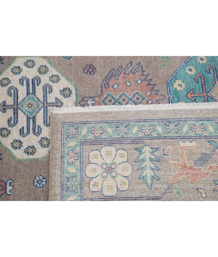 Brown Pakistani Oriental Rug 7' 11" x 10' 0" Hand-Knotted | No. AT60474