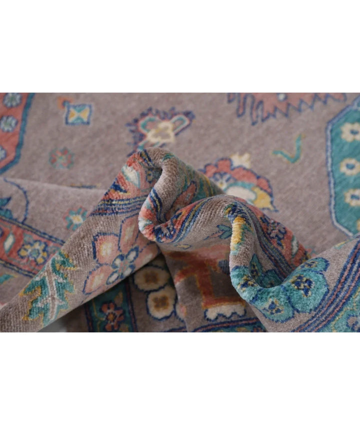 Brown Pakistani Oriental Rug 7' 11" x 10' 0" Hand-Knotted | No. AT60474