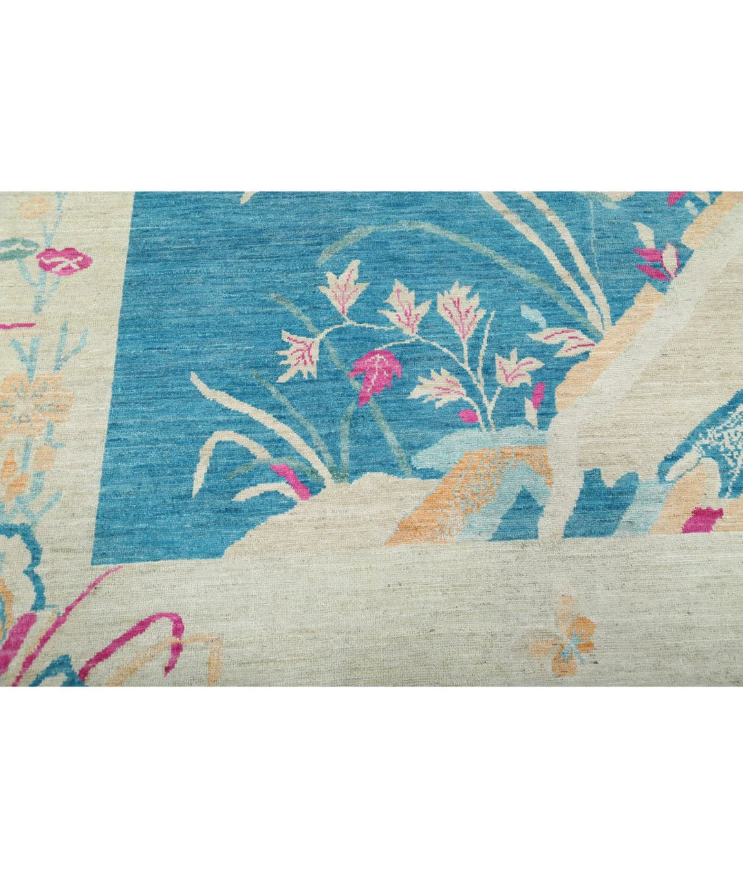 Chinese Oriental Rug 10' 2" x 13' 8" Hand-Knotted | No. AT60589