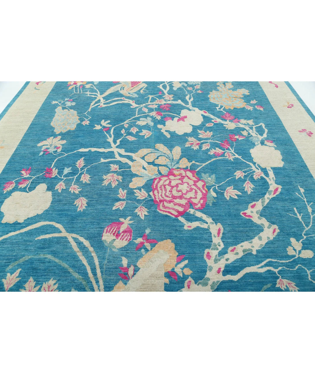 Chinese Oriental Rug 10' 2" x 13' 8" Hand-Knotted | No. AT60589