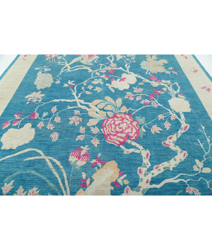 Chinese Oriental Rug 10' 2" x 13' 8" Hand-Knotted | No. AT60589