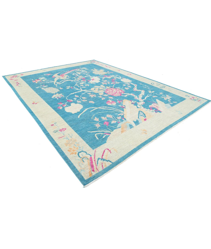 Chinese Oriental Rug 10' 2" x 13' 8" Hand-Knotted | No. AT60589