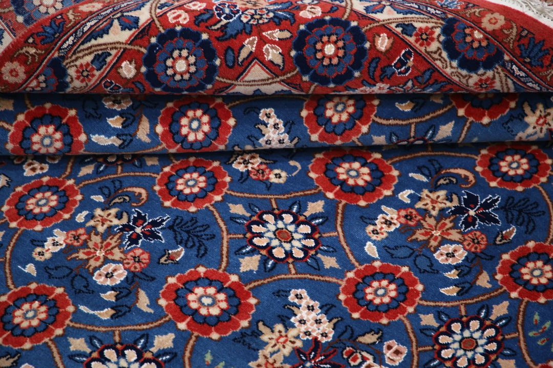Persian Varamin Rug 6' 10" x 9' 5" Hand-Knotted | No. AT60670