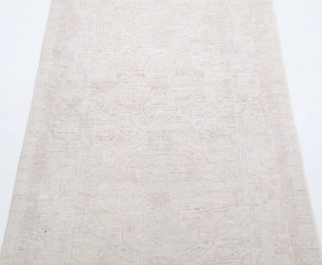 Afghan Serenity Runner Rug 2' 8" x 7' 9" Hand-Knotted | No. AT60771