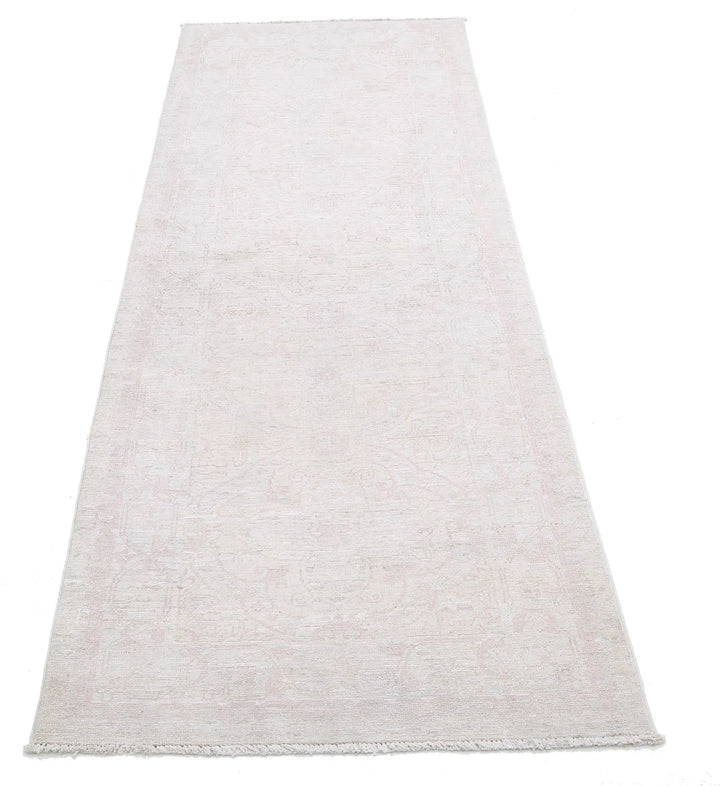Afghan Serenity Runner Rug 2' 8" x 7' 9" Hand-Knotted | No. AT60771