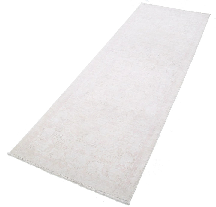 Afghan Serenity Runner Rug 2' 8" x 7' 9" Hand-Knotted | No. AT60771