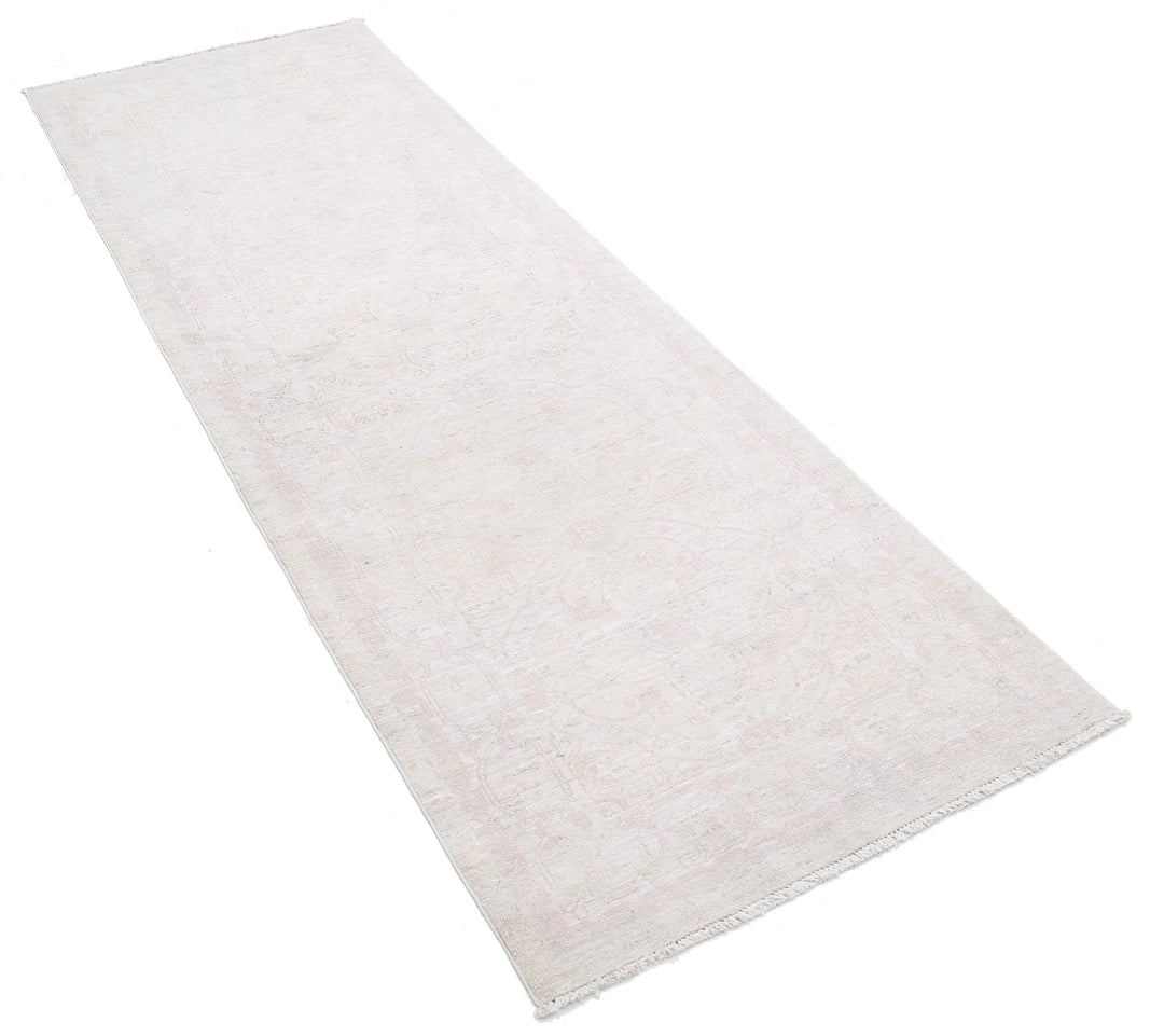 Afghan Serenity Runner Rug 2' 8" x 7' 9" Hand-Knotted | No. AT60771