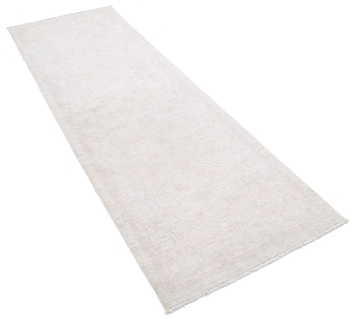 Afghan Serenity Runner Rug 2' 8" x 7' 9" Hand-Knotted | No. AT60771