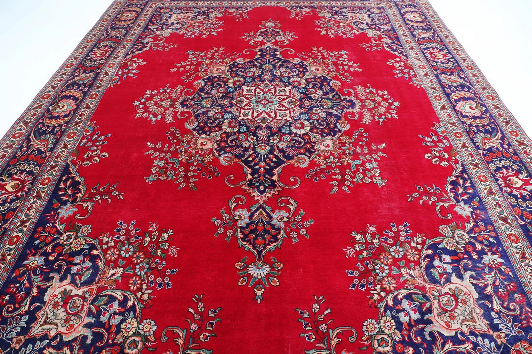 Persian Tabriz Rug 9' 11" x 13' 3" Hand-Knotted | No. AT60892
