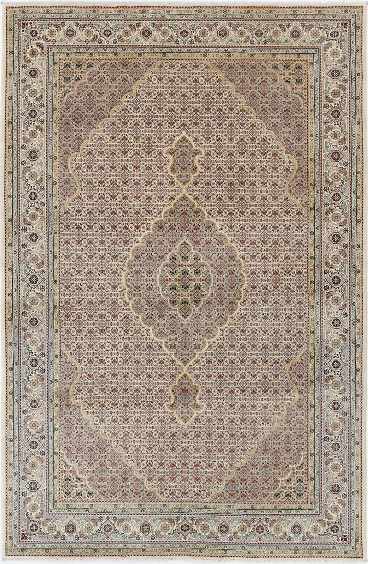 Indian Ziegler Rug 6' 5" x 9' 9" Hand-Knotted | No. AT60932