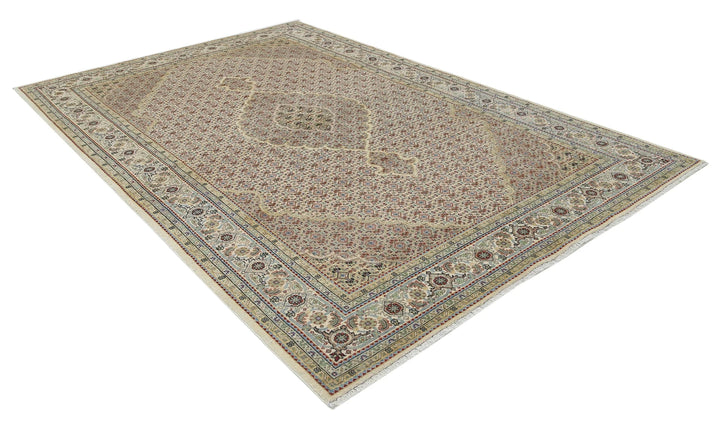 Indian Ziegler Rug 6' 5" x 9' 9" Hand-Knotted | No. AT60932