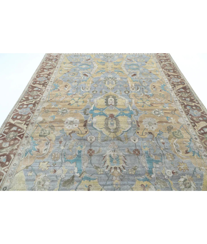 Indian Polonaise Rug 8' 1" x 11' 4" Hand-Knotted | No. AT60951