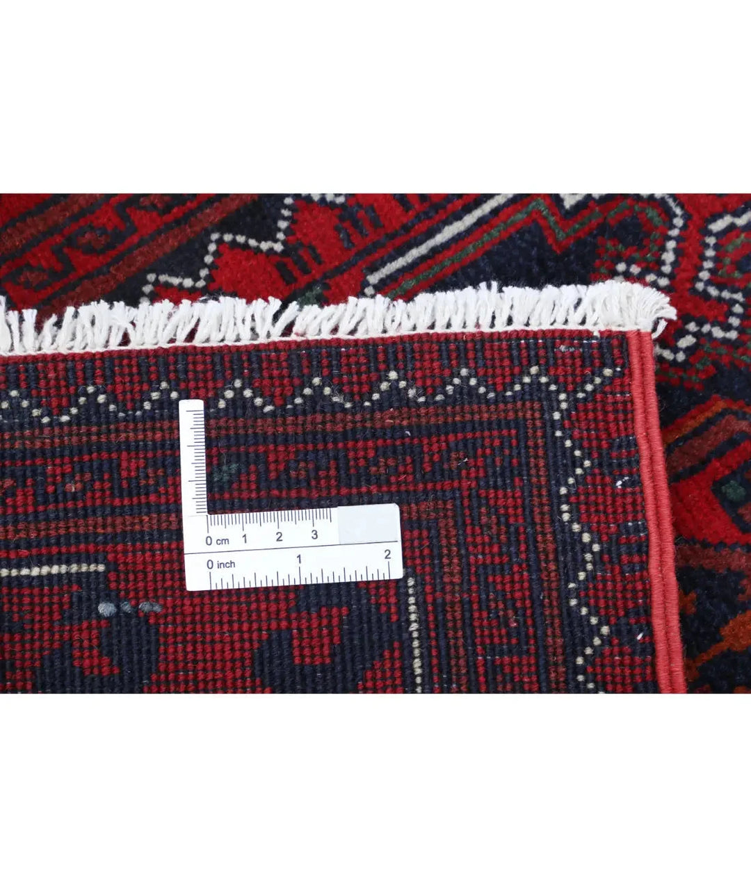 Afghan Khamyab Runner Rug 2' 6" x 10' 0" Hand-Knotted | No. AT60968