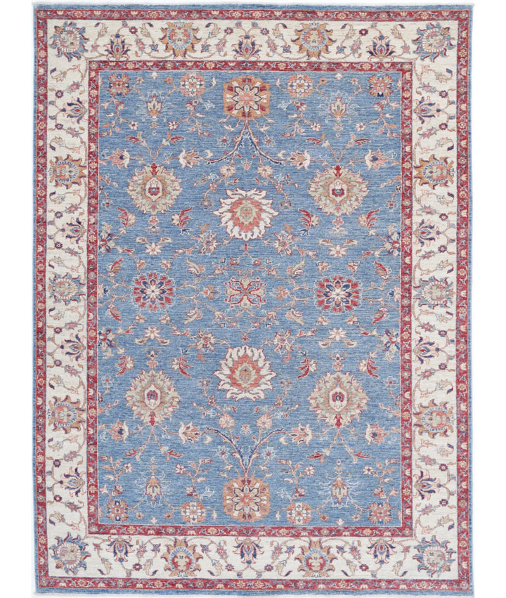Afghan Ziegler Farhan Rug 6' 0" x 8' 3" Hand-Knotted | No. AT60974