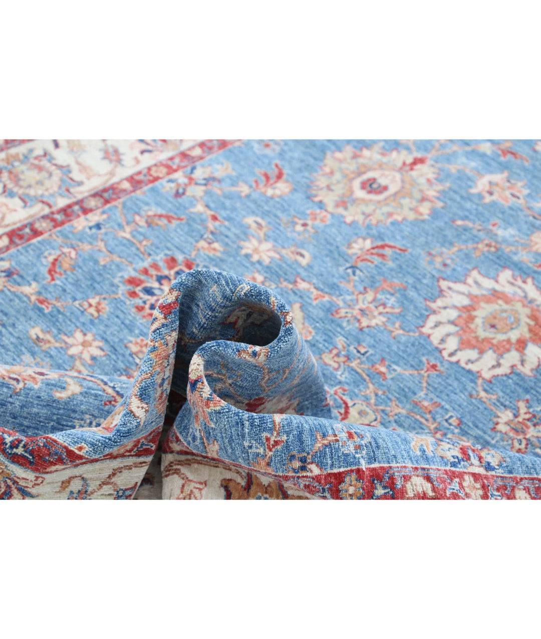 Afghan Ziegler Farhan Rug 6' 0" x 8' 3" Hand-Knotted | No. AT60974