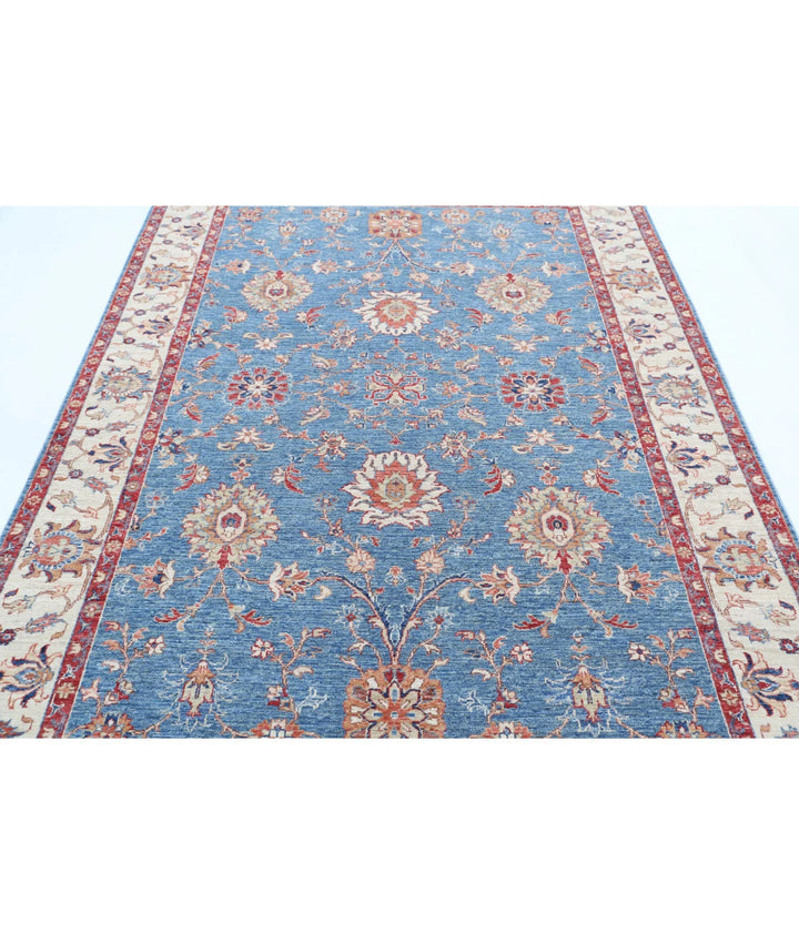 Afghan Ziegler Farhan Rug 6' 0" x 8' 3" Hand-Knotted | No. AT60974