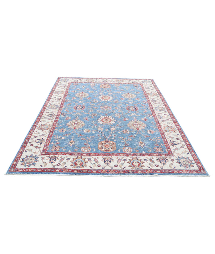 Afghan Ziegler Farhan Rug 6' 0" x 8' 3" Hand-Knotted | No. AT60974
