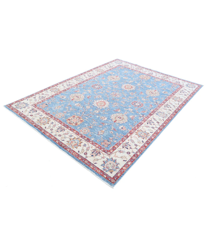 Afghan Ziegler Farhan Rug 6' 0" x 8' 3" Hand-Knotted | No. AT60974