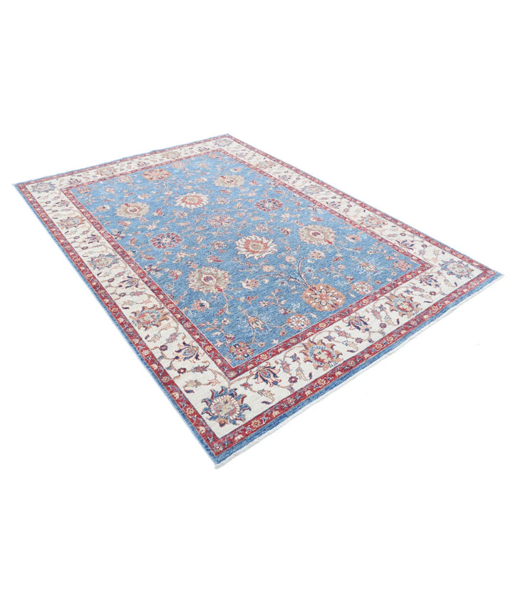 Afghan Ziegler Farhan Rug 6' 0" x 8' 3" Hand-Knotted | No. AT60974