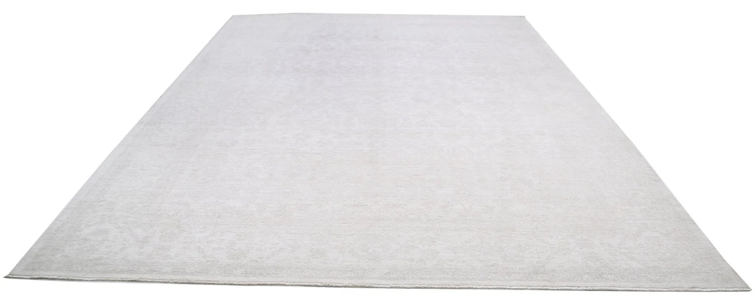 Afghan Tabriz Rug 10' 2" x 13' 4" Hand-Knotted | No. AT60988