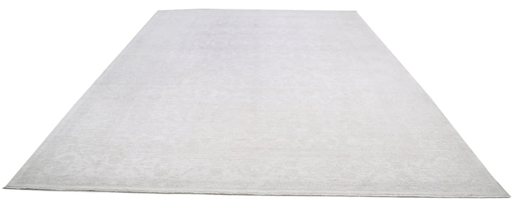 Afghan Tabriz Rug 10' 2" x 13' 4" Hand-Knotted | No. AT60988