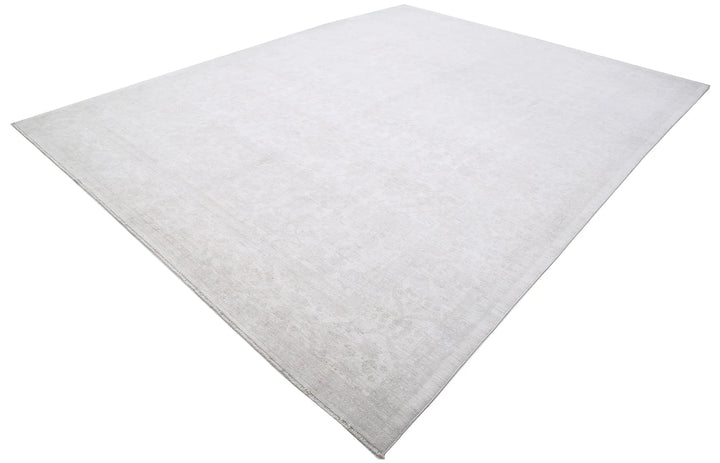 Afghan Tabriz Rug 10' 2" x 13' 4" Hand-Knotted | No. AT60988
