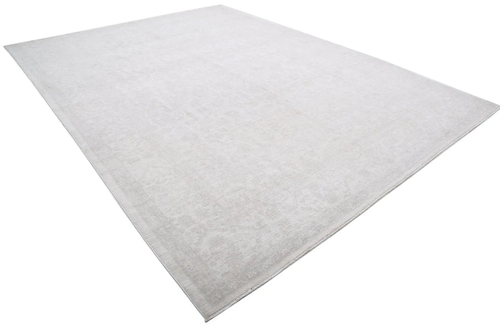 Afghan Tabriz Rug 10' 2" x 13' 4" Hand-Knotted | No. AT60988