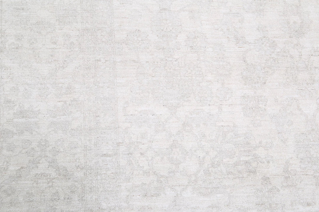Afghan Tabriz Rug 10' 2" x 13' 4" Hand-Knotted | No. AT60988