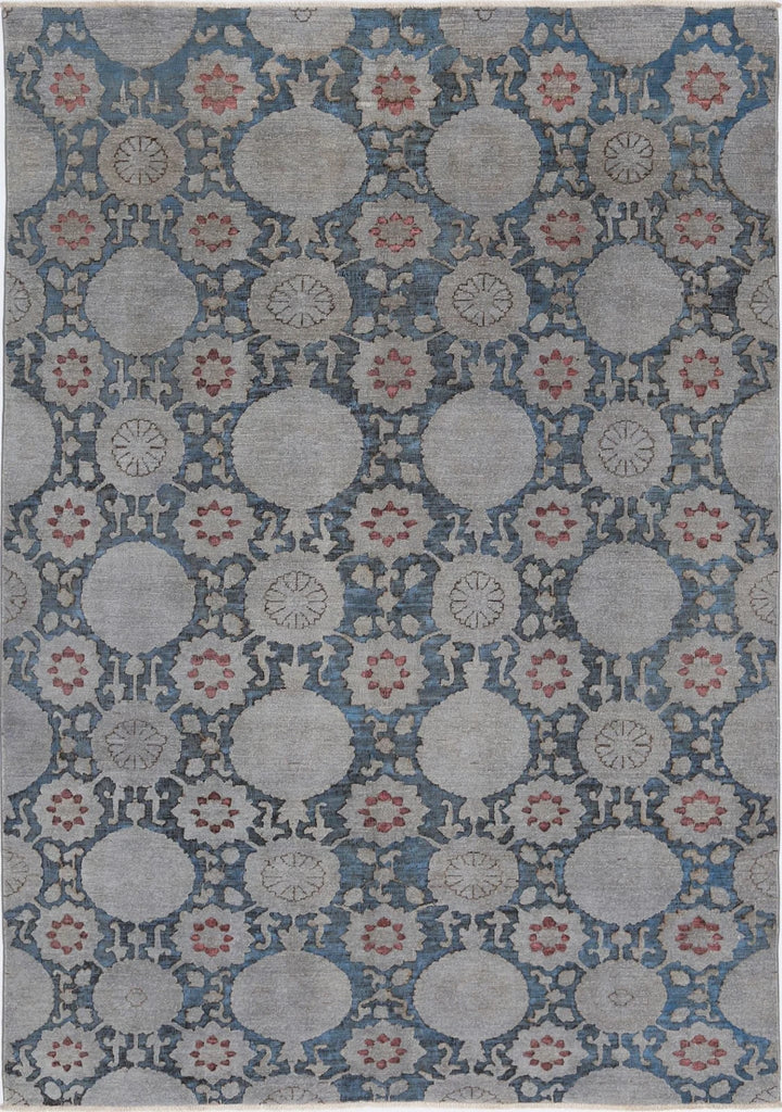 Afghan Onyx Rug 5' 9" x 8' 3" Hand-Knotted | No. AT61018