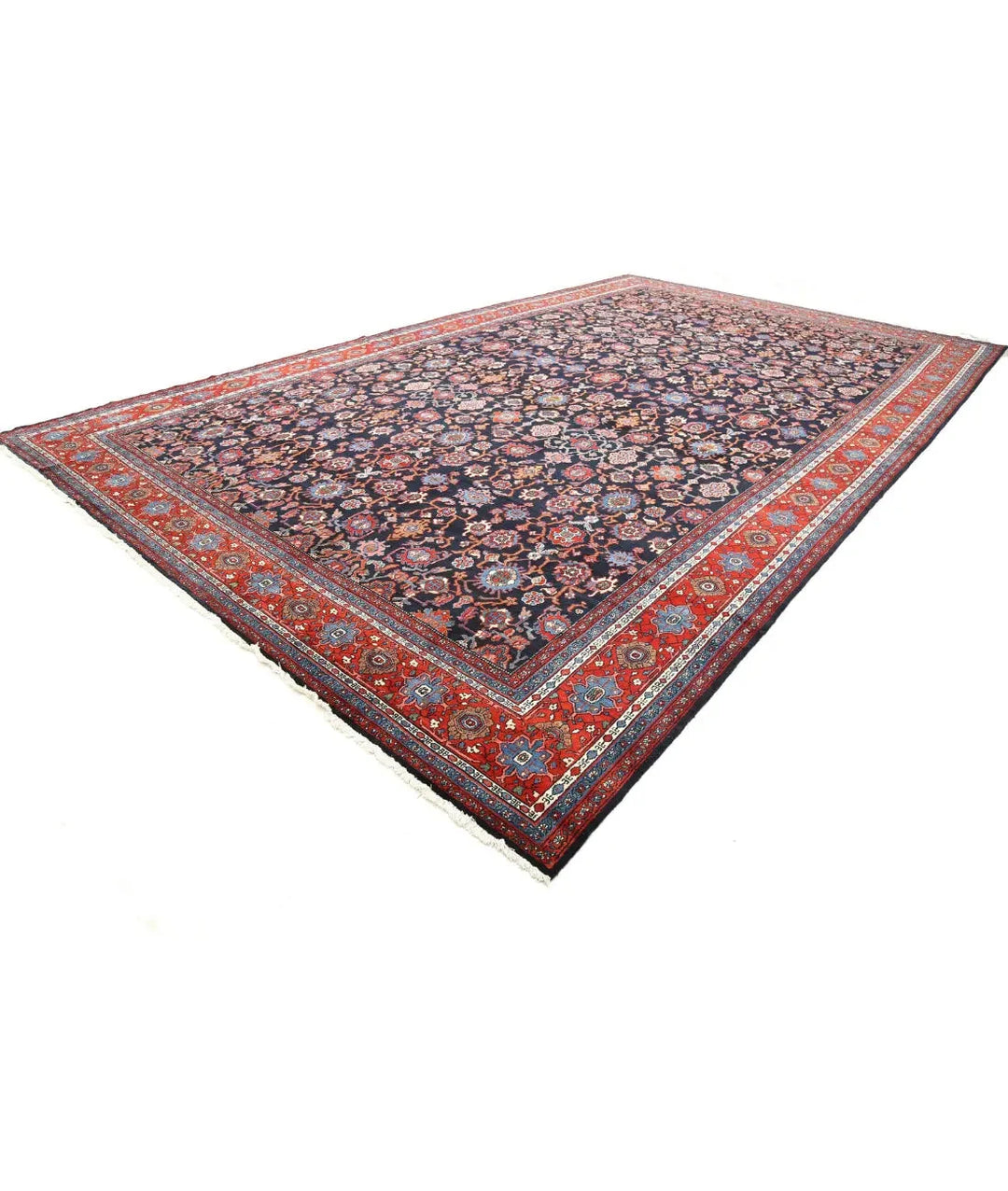 Persian Bibikabad Oriental Rug 12' 8" x 21' 0" Hand-Knotted | No. AT61068