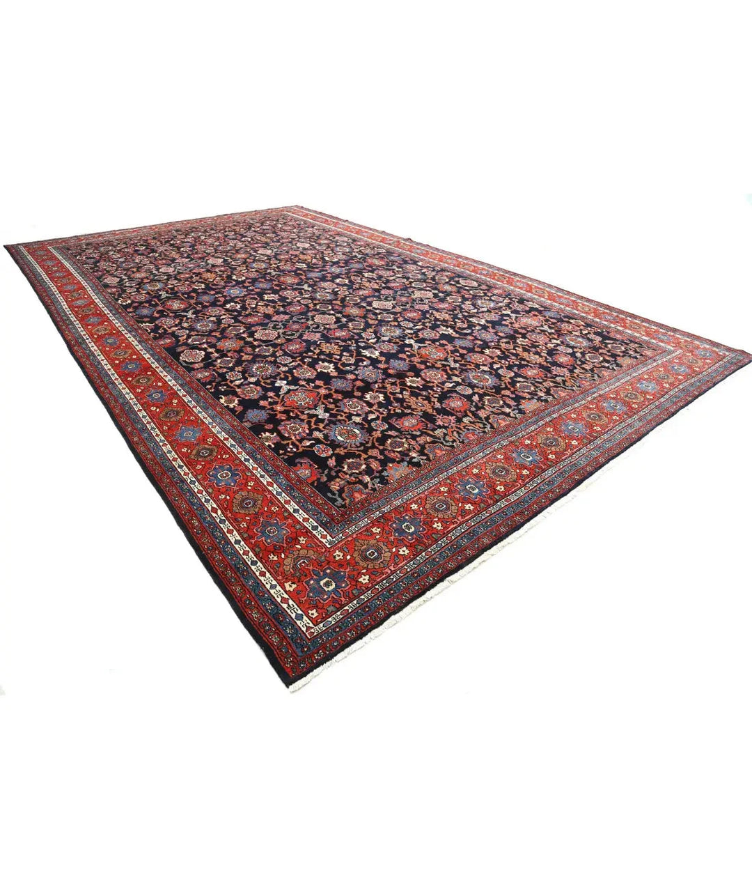 Persian Bibikabad Oriental Rug 12' 8" x 21' 0" Hand-Knotted | No. AT61068
