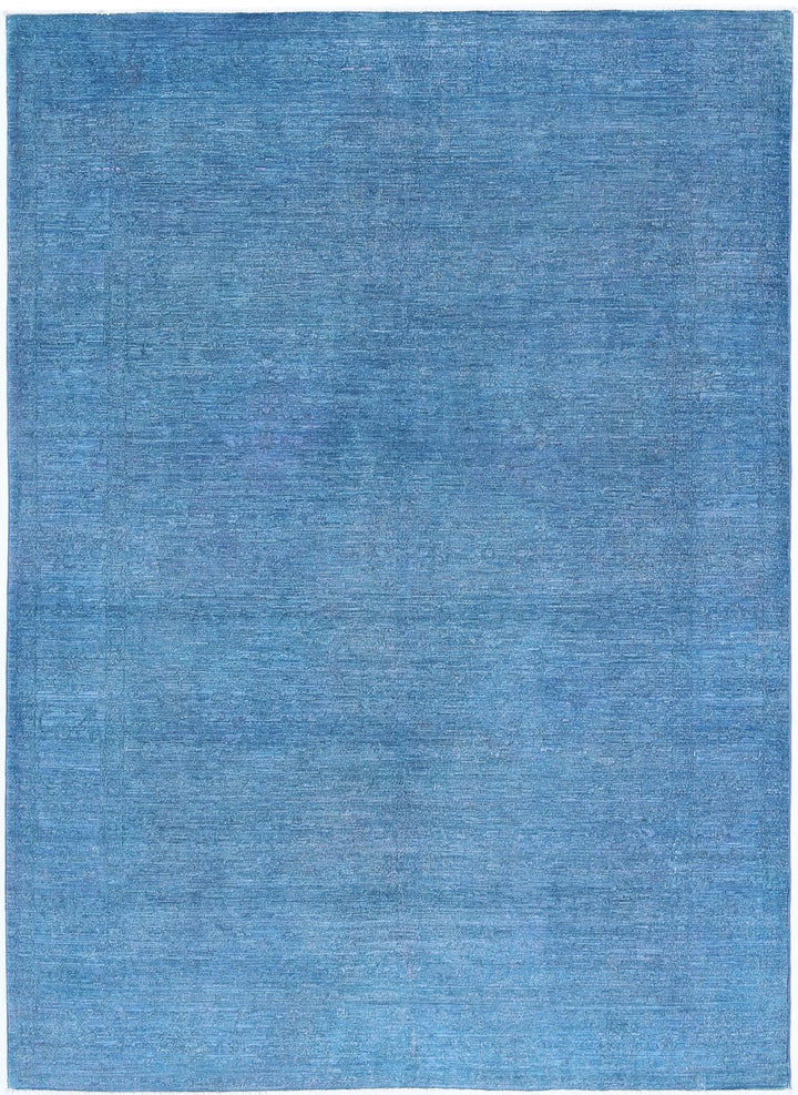 Afghan Overdye Rug 6' 2" x 8' 4" Hand-Knotted | No. AT61070