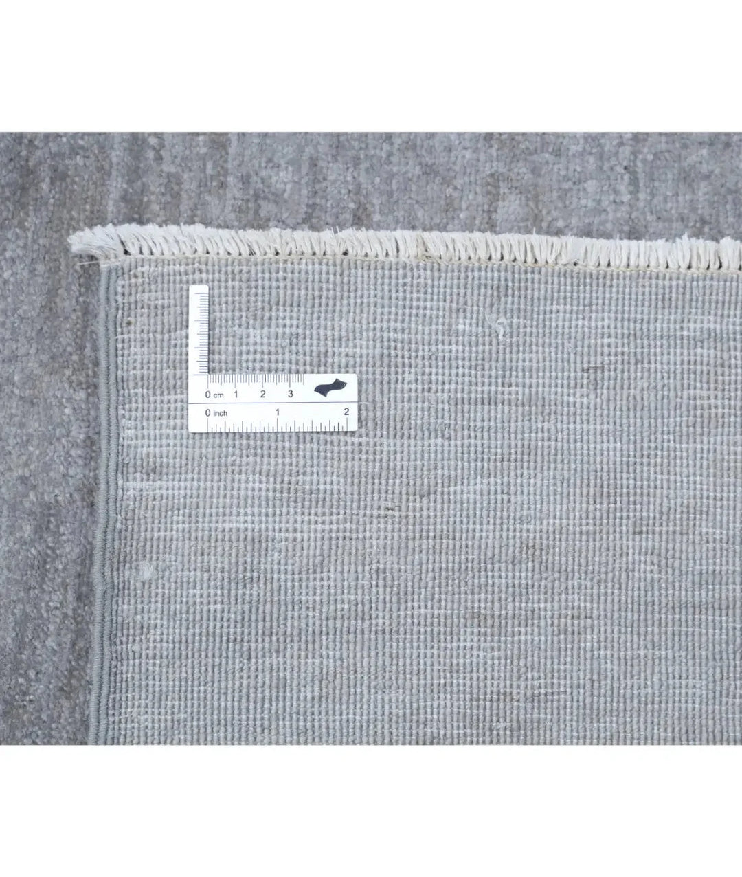 Grey Afghan Overdye Rug 9' 10" x 13' 10" Hand-Knotted | No. AT61135